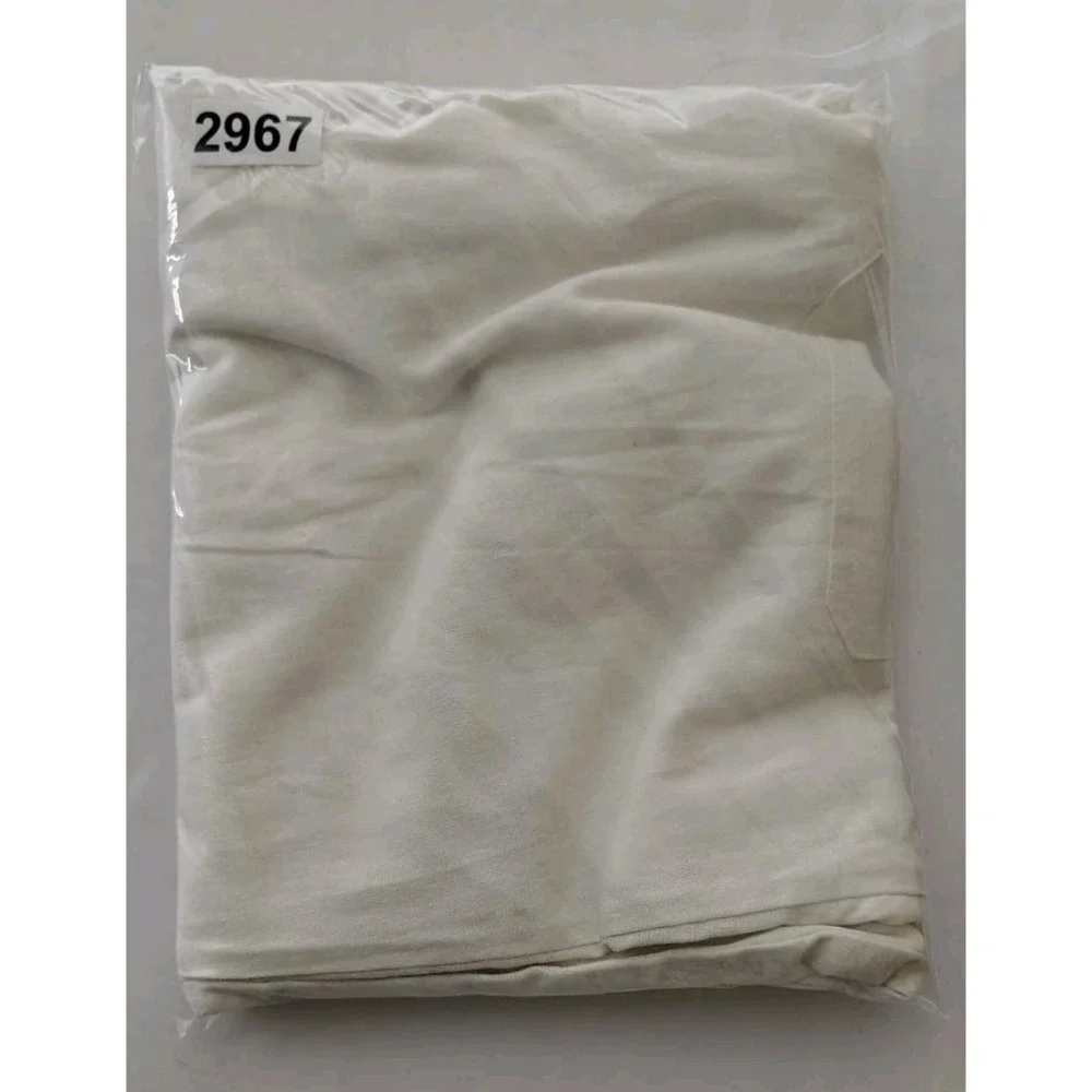 NWF PARC 81 Linen Blend Drawstring  Pant Mens Sz  36x31  Ivory  Leisure Resort